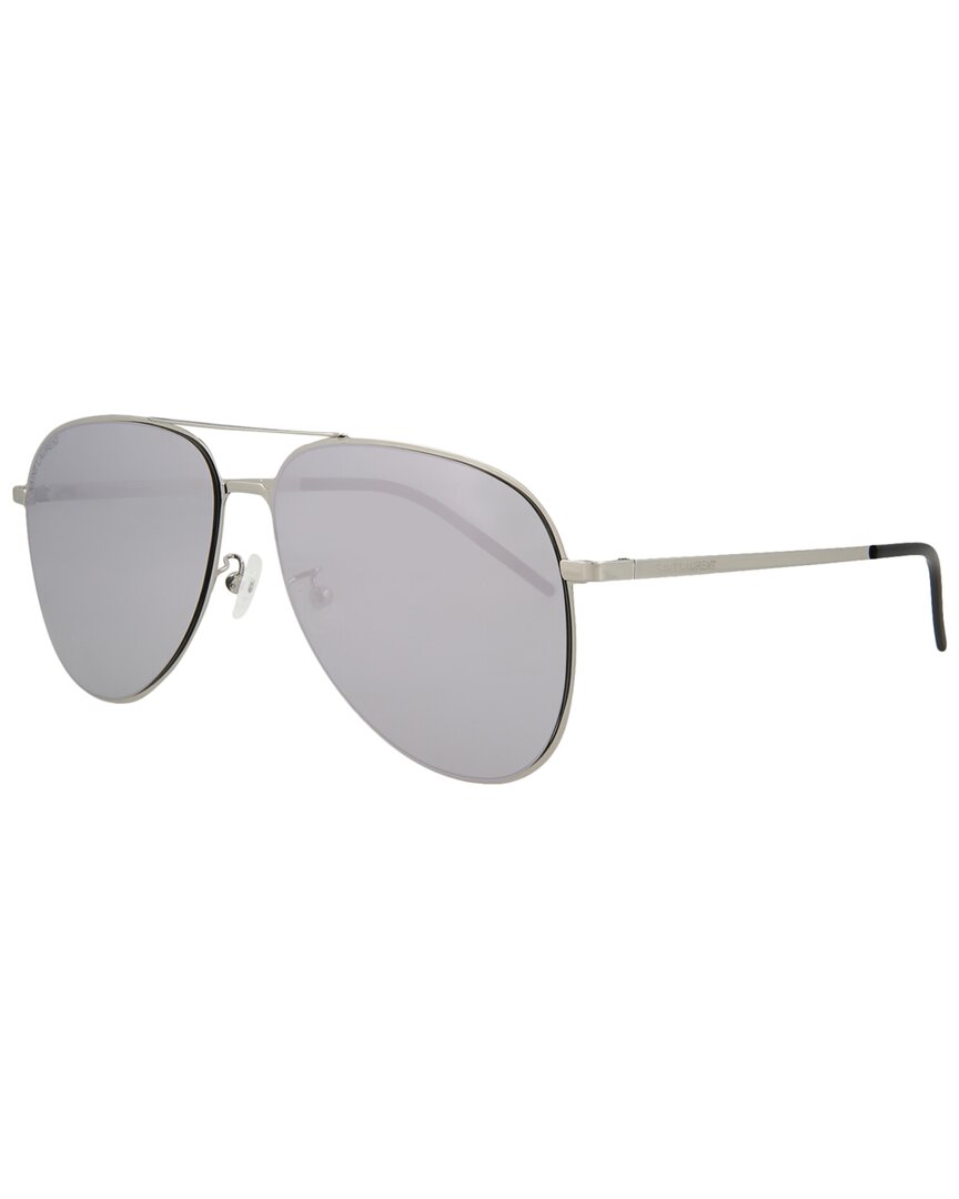 Saint Laurent Unisex Classic11s 60mm Sunglasses In Gray