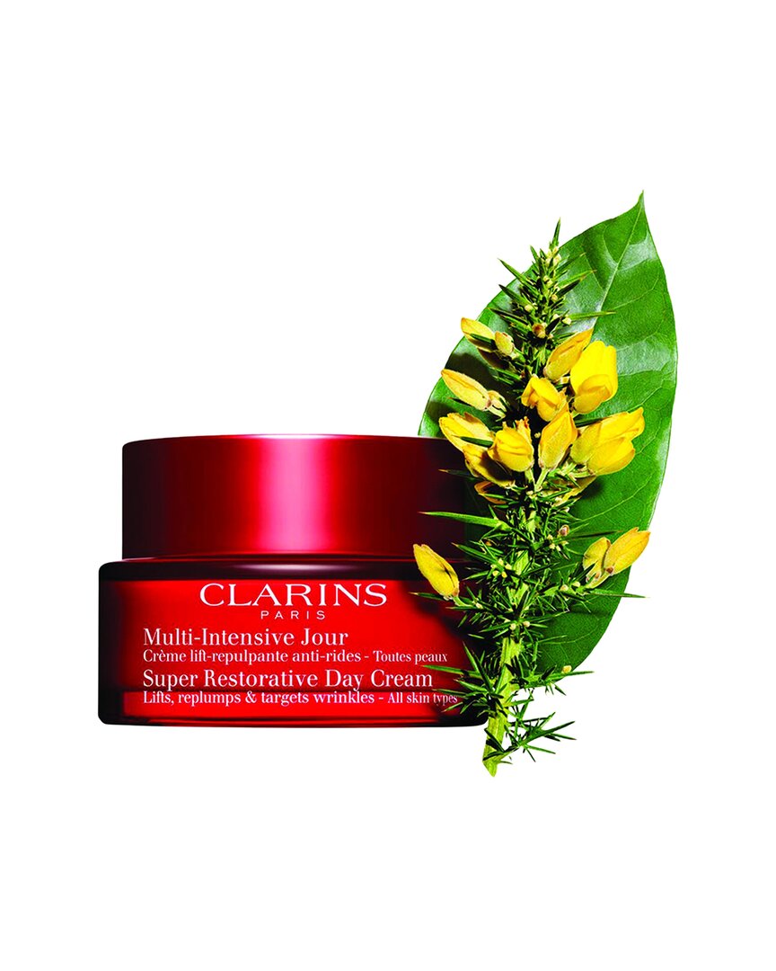 Clarins Unisex 1.7oz Super Restorative Day Cream - Anti-aging + Anti-wrinkle Cream For Menopausal Sk In Red