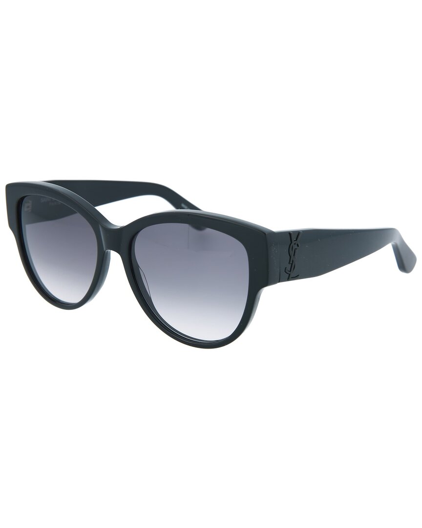 Saint Laurent Women's Sl M3 55mm Sunglasses In Blue