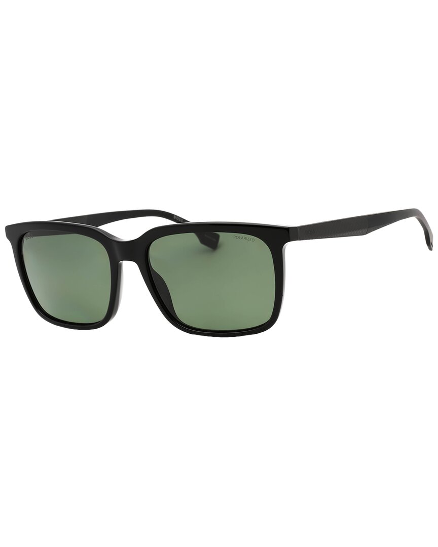 Hugo Boss Men's Boss 1579/s 57mm Polarized Sunglasses In Black