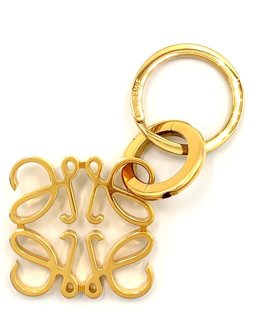 Pre-owned Loewe Lowe Anagram Key Ring (authentic Pre-loved)