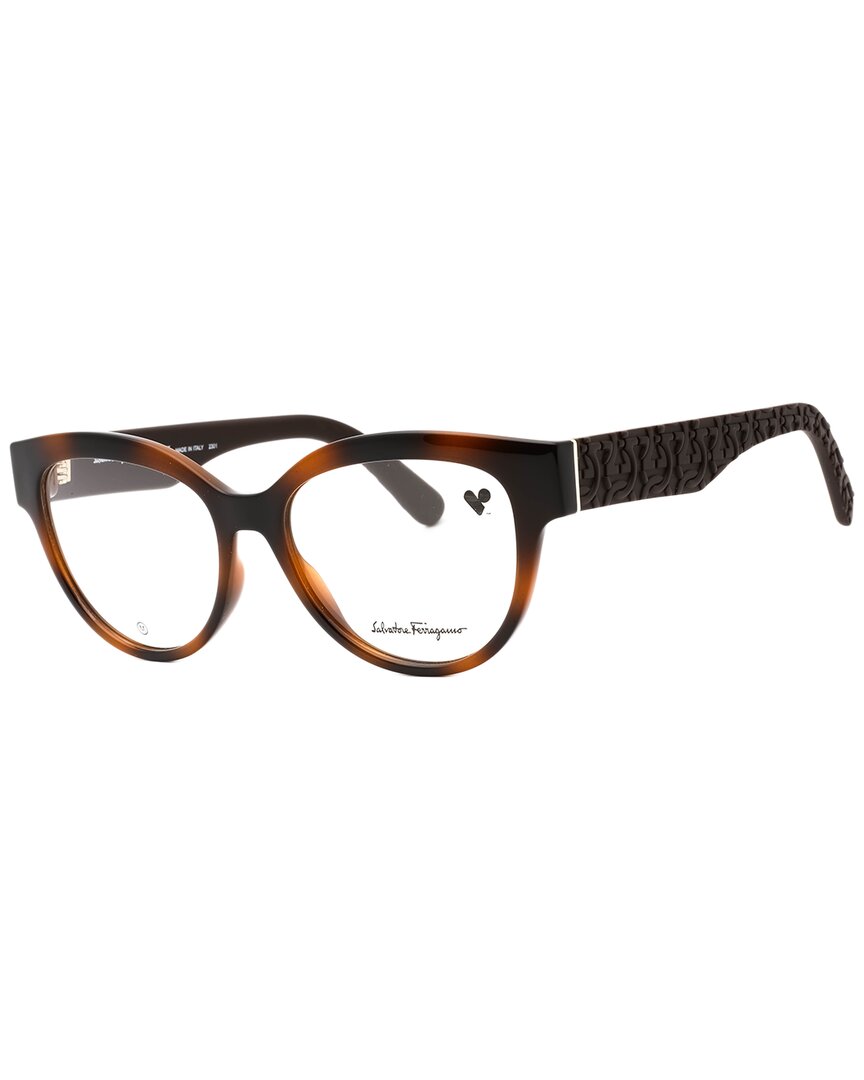 Ferragamo Women's Sf2957e 54mm Optical Frames In Brown