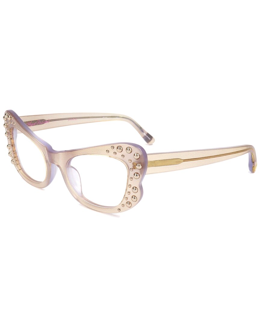 Shop Linda Farrow Agent Provocateur By  Women's Ap56 51mm Optical Frames In Pink