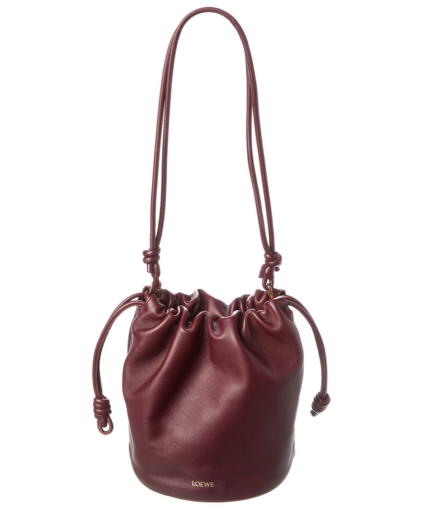 Loewe Flamenco Leather Bucket Bag