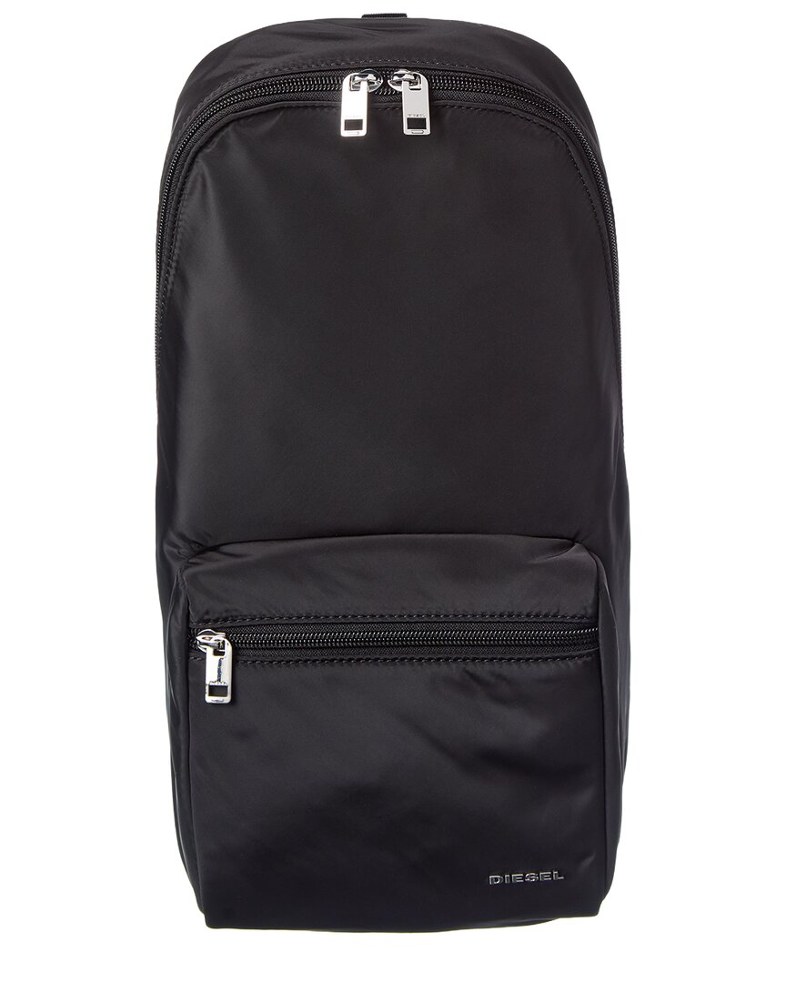 Diesel Logo Basic Slingback Letter Mono Backpack In Black