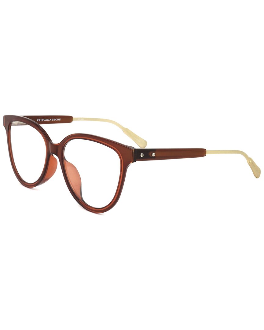 KRIS VAN ASSCHE BY LINDA FARROW KRIS VAN ASSCHE BY LINDA FARROW UNISEX KVA68 52MM OPTICAL FRAMES