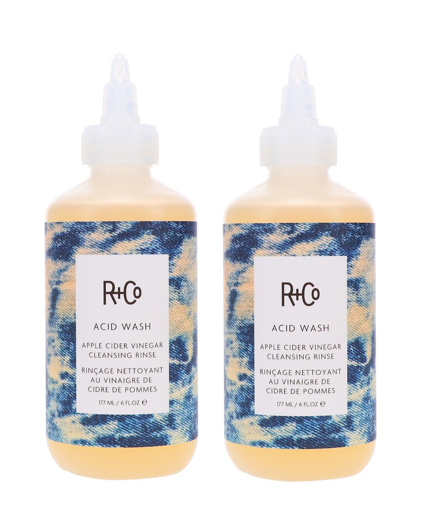 R + Co R+co 12oz Acv Cleansing Rinse Acid Wash 2 Pack In White
