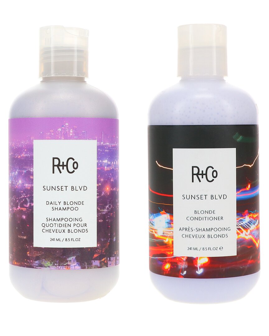 R + Co R+co 2 Pack 8.5oz Sunset Blvd Blonde Shampoo & Sunset Blvd Blonde Conditioner