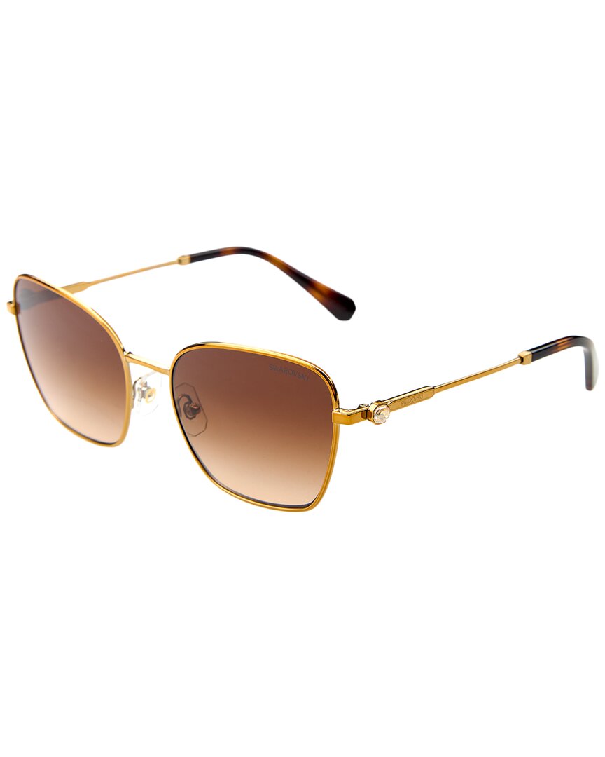 Swarovski Women's Yellow/Green/Brown Sk702958-Y 58Mm Sunglasses