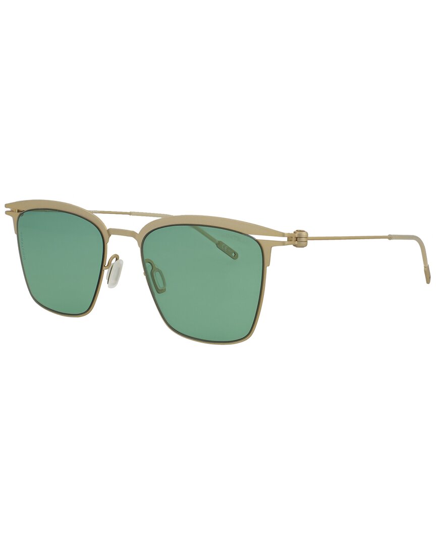Montblanc Men's Mb0080s 53mm Sunglasses In Gold