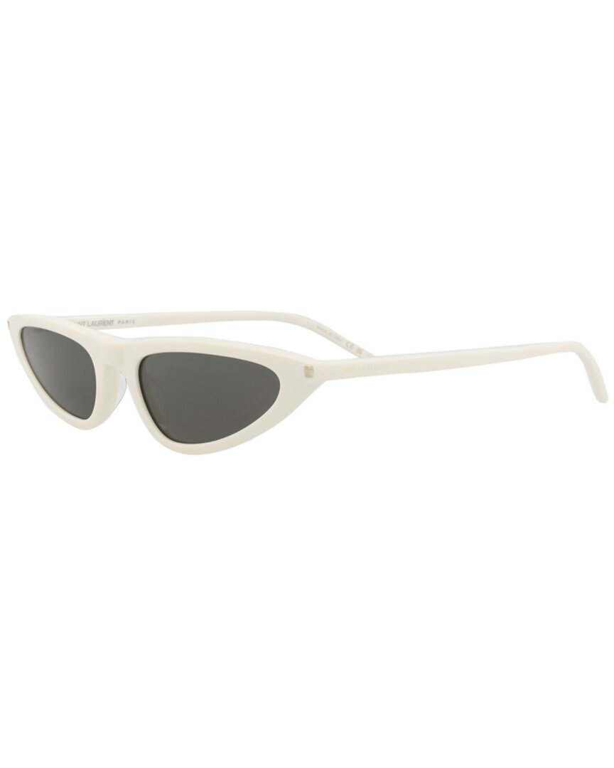 Saint Laurent Women's Sl703 55mm Sunglasses In White