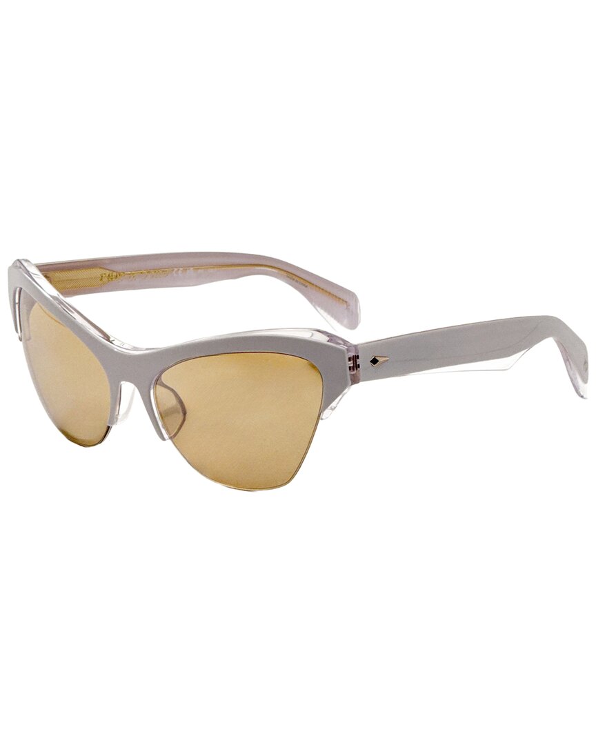 Rag & Bone Women's Rnb1079 61mm Sunglasses In White