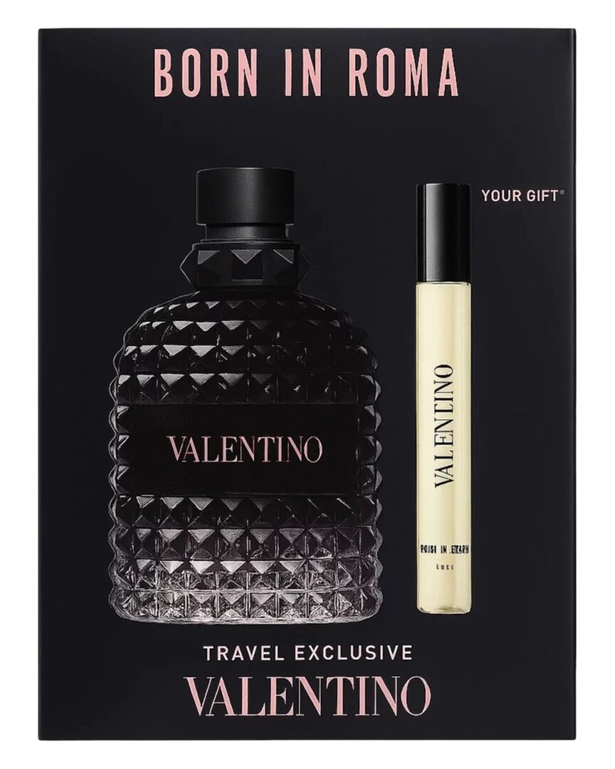 Valentino Men's 3.4oz Uomo Born In Roma 2pc Set