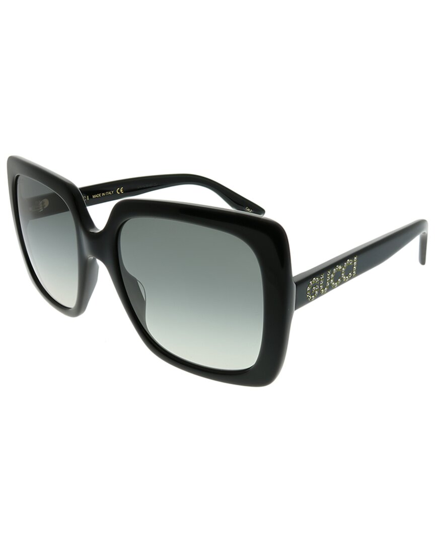 Gucci Rectangular-frame Acetate Sunglasses In Black