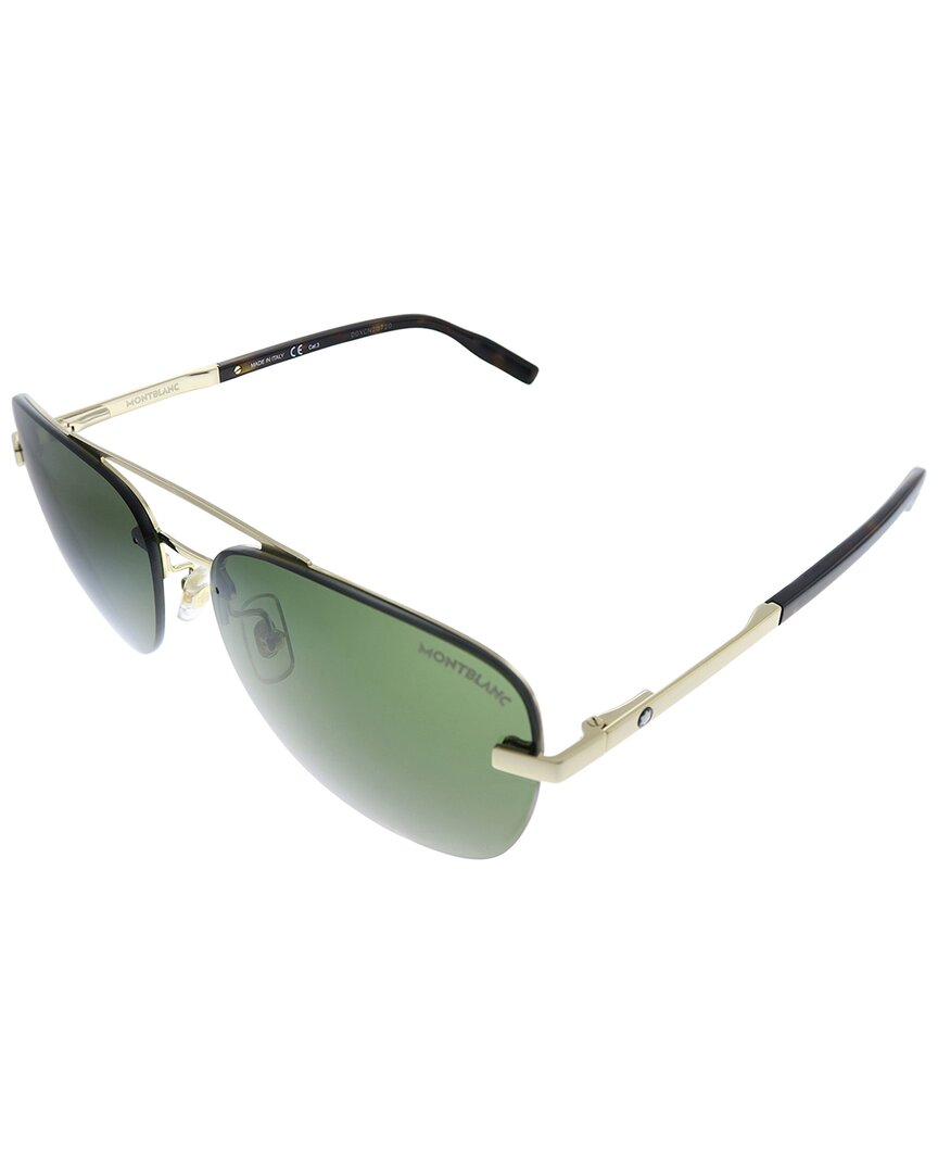 Montblanc Unisex Mb0056s 60mm Sunglasses