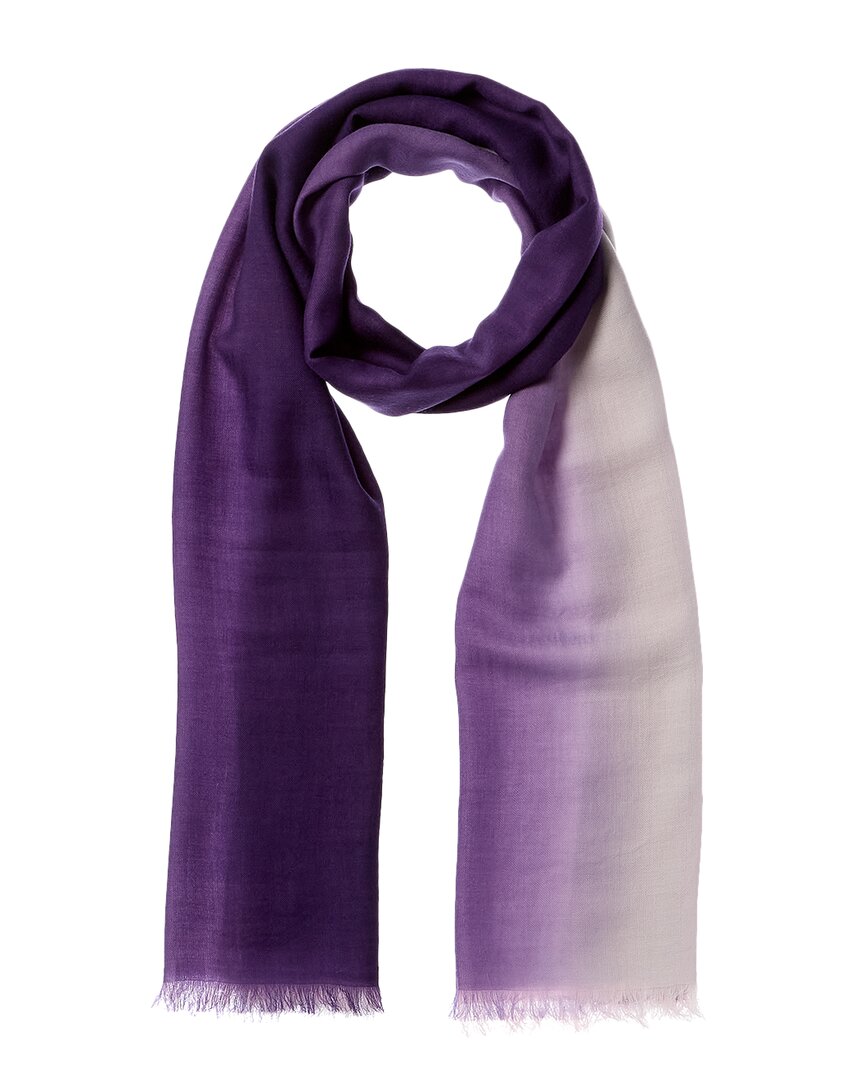 Sofia Cashmere Sofiacashmere Ombre Cashmere Wrap In Purple
