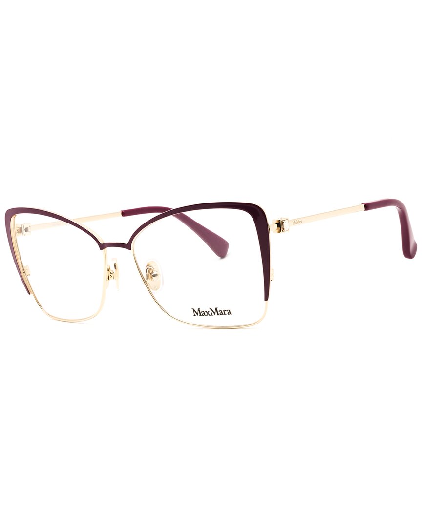 Max Mara Women's 56mm Optical Frames In Purple