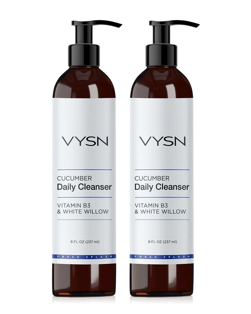 Shop Vysn Unisex 8oz Cucumber Daily Cleanser - Vitamin B3 & White Willow - 2 Pack