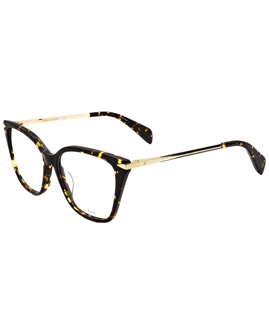 Rag & Bone Women's Rnb3005 53mm Optical Frames In Brown