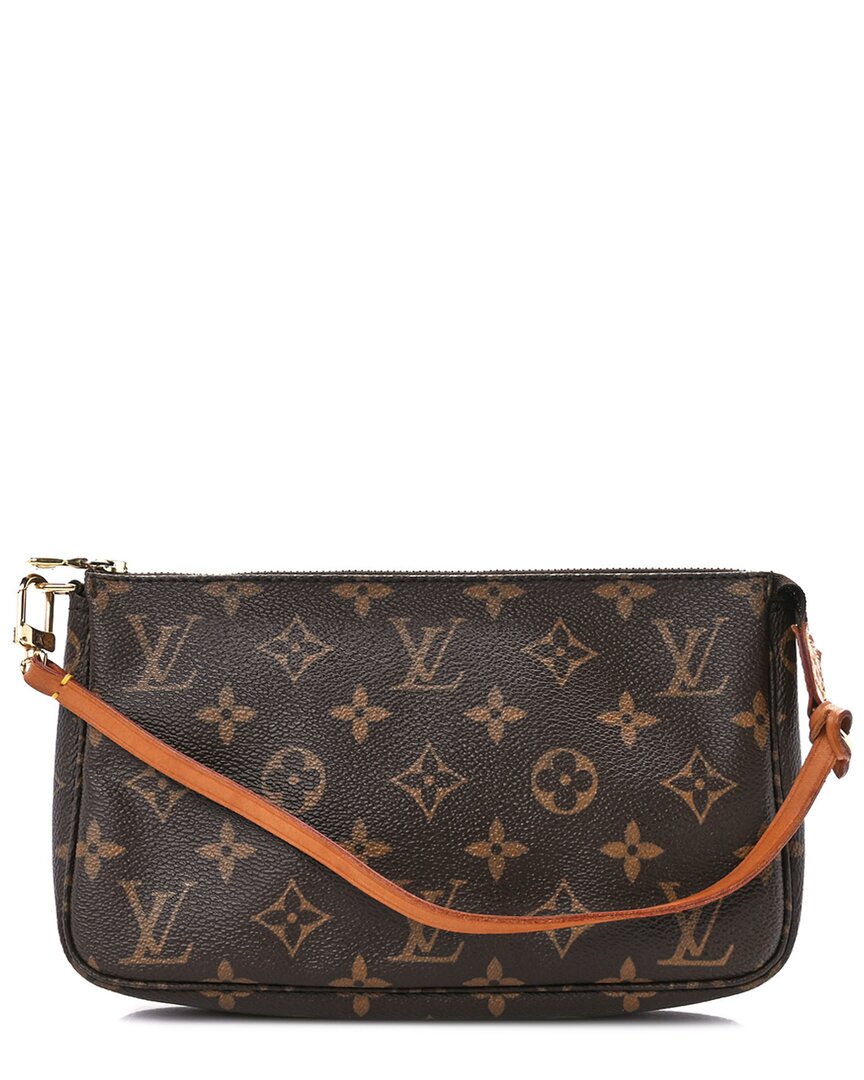 Pre-owned Louis Vuitton Monogram Canvas Pochette Accessoires (authentic )