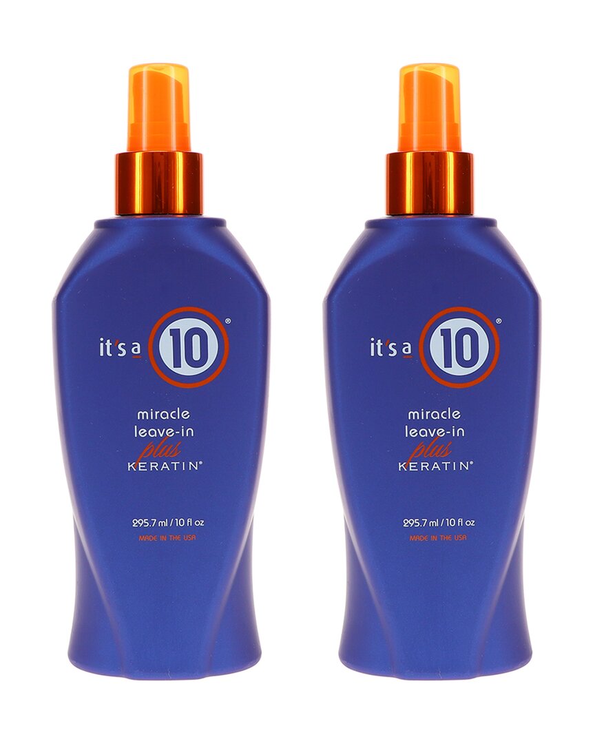 It's A 10 Miracle Leave-in Plus Keratin 10oz 2 Pack