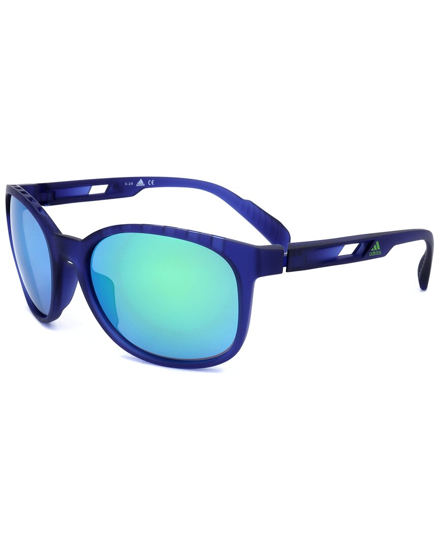 Adidas Originals Adidas Sport Unisex Sp0011 58mm Sunglasses In Blue