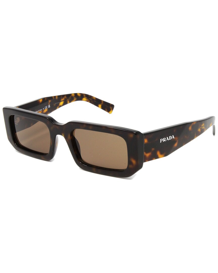 Prada Men's 53mm Sunglasses In Brown