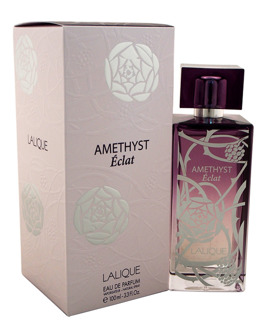 Shop Lalique 3.3oz Amethyst Eclat Eau De Parfum Spray