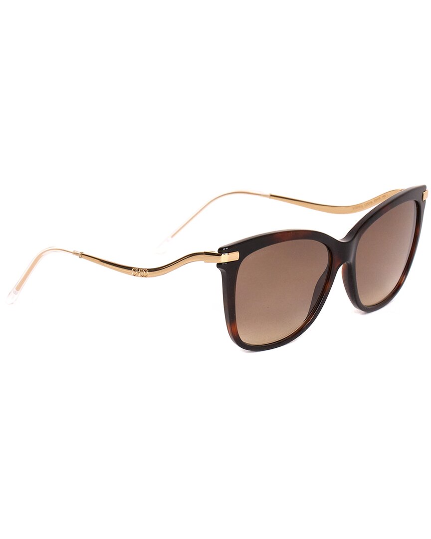Shop Jimmy Choo Women's Steff/s 55mm Sunglasses In Brown