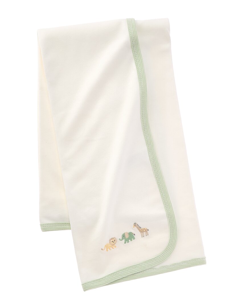 Little Me Jungle Blanket In White