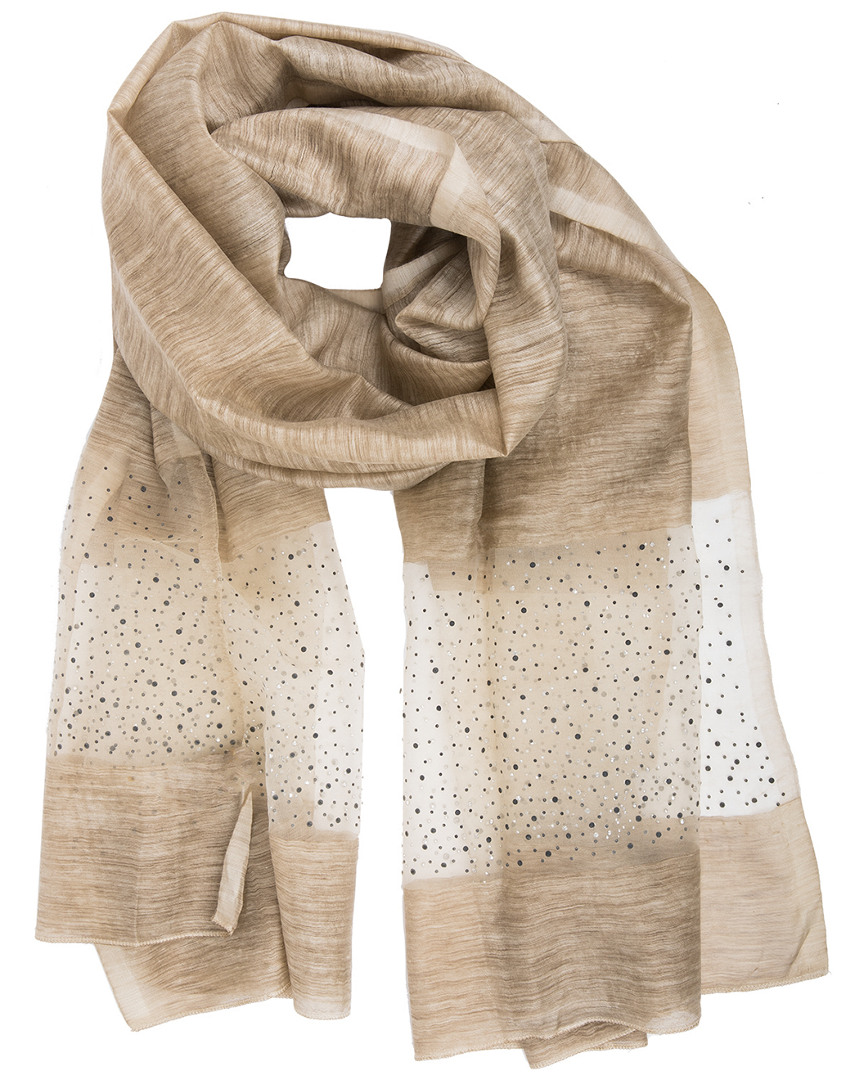 Saachi Star Gazer Silk & Wool-blend Scarf