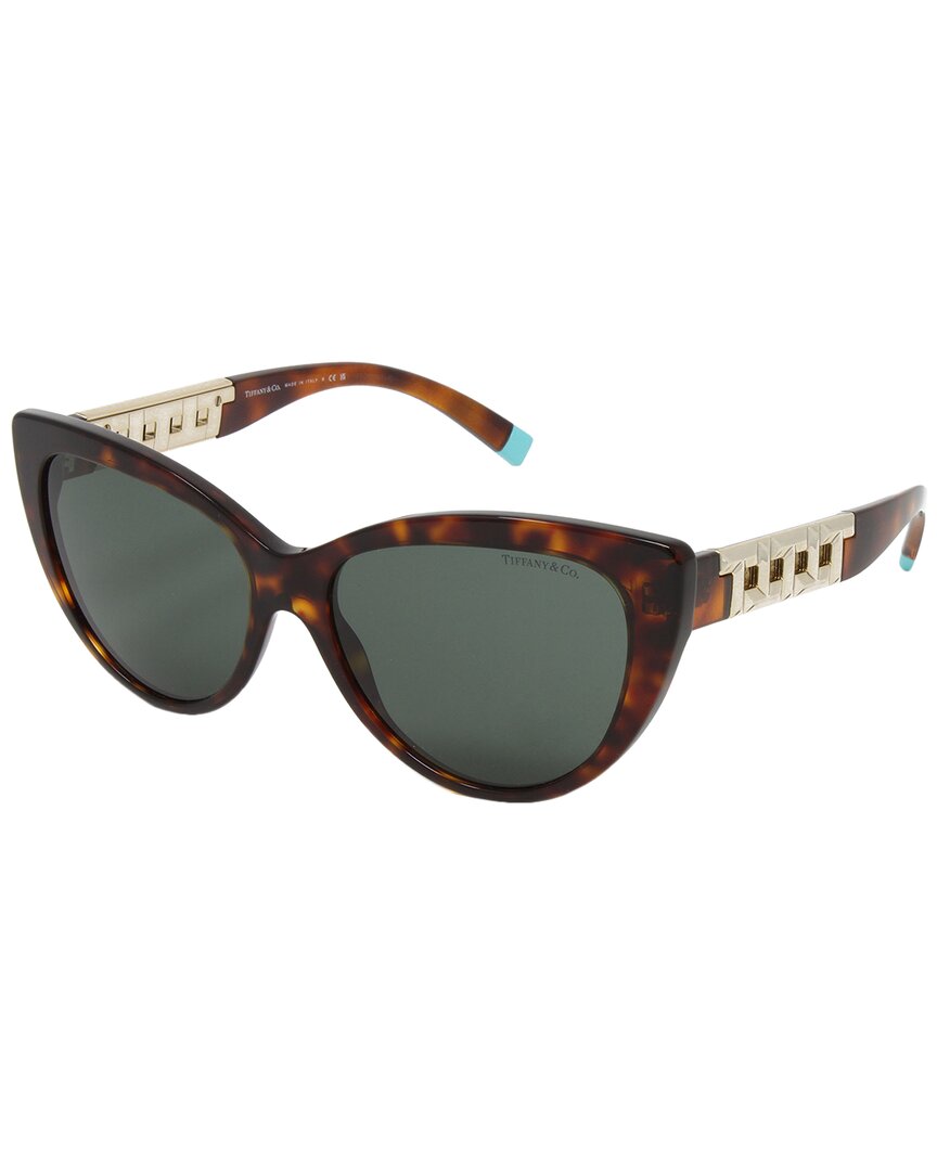 Shop Tiffany & Co . Women's Tf4196 56mm Sunglasses In Brown