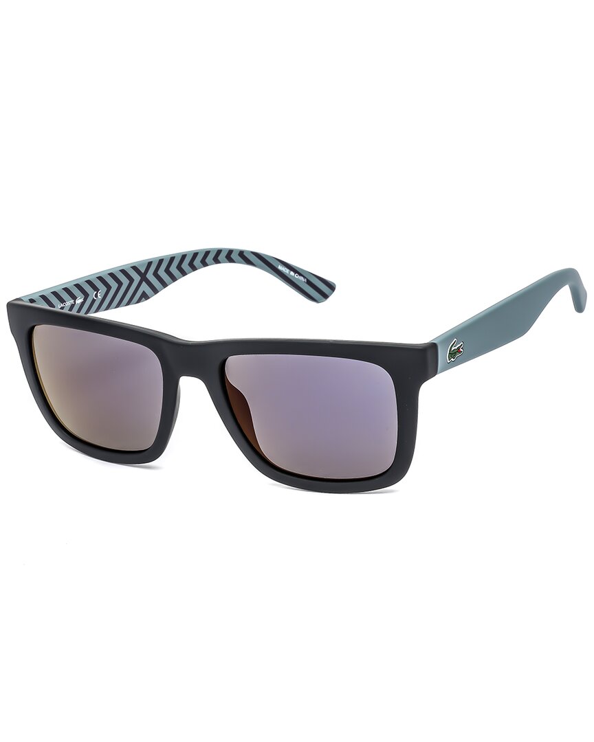 Shop Lacoste L750s Sunglasses In Blue
