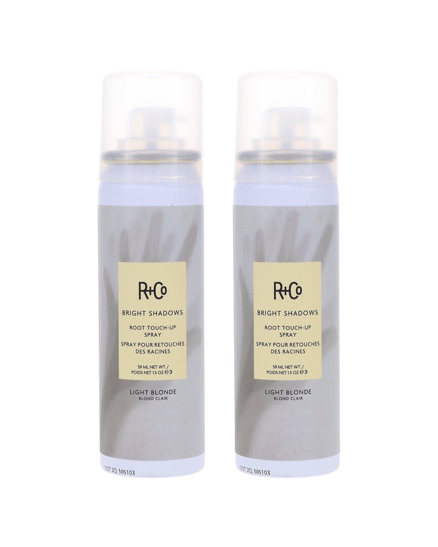 R + Co R+co 3oz Bright Shadows Root Touch-up Spray Light Blonde 2 Pack