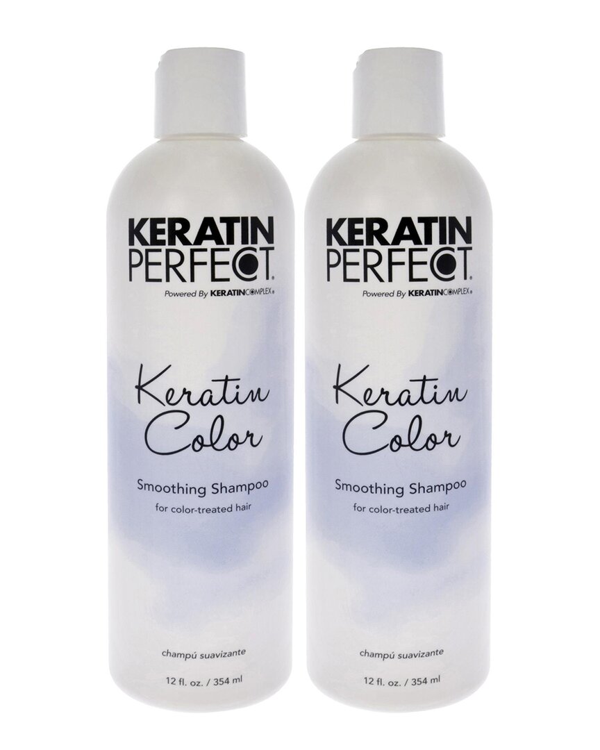 Keratin Perfect Unisex 12oz Keratin Color Shampoo - Pack Of 2