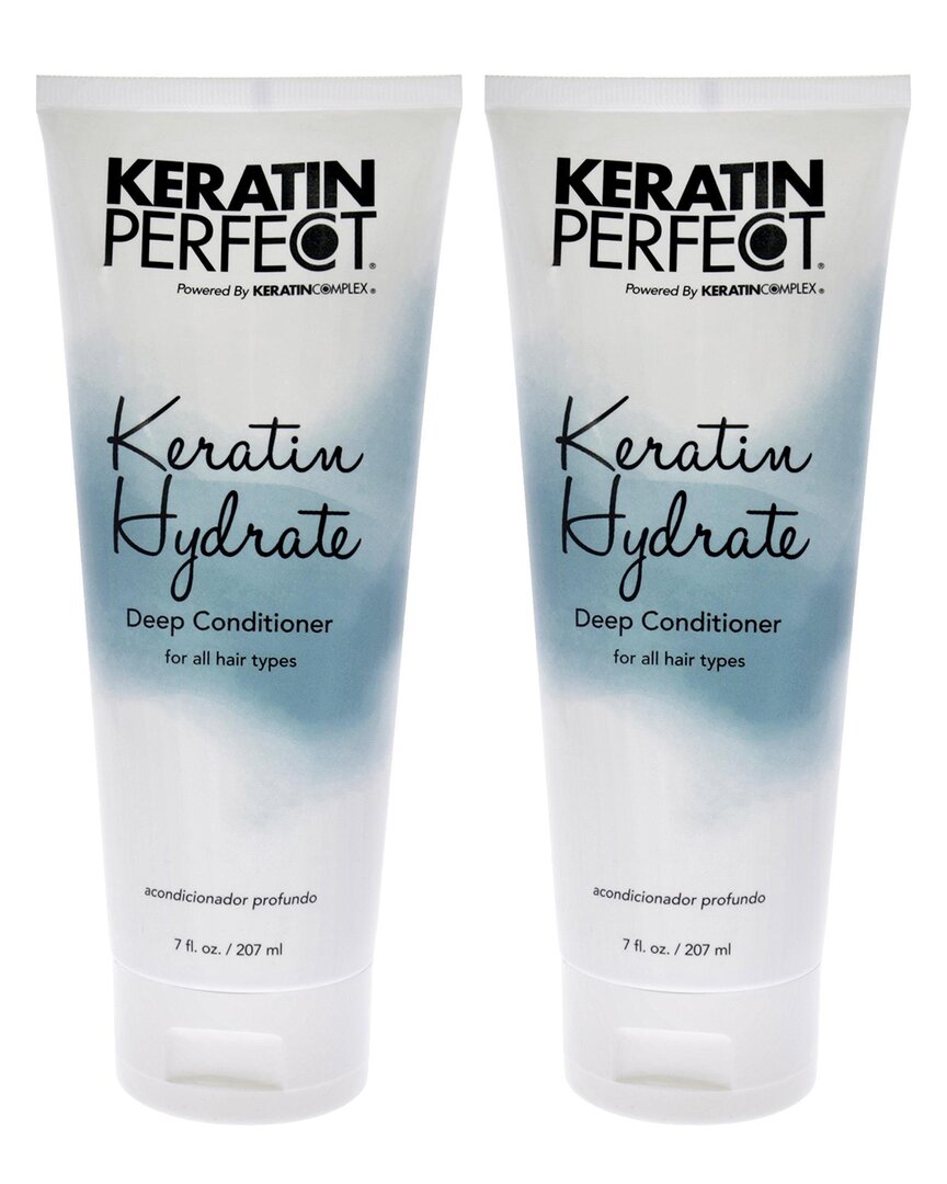 Keratin Perfect Unisex 7oz Keratin Hydrate Deep Conditioner - Pack Of 2
