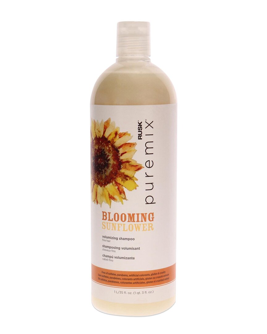 Rusk Unisex 35oz Puremix Blooming Sunflower Volumizing Shampoo