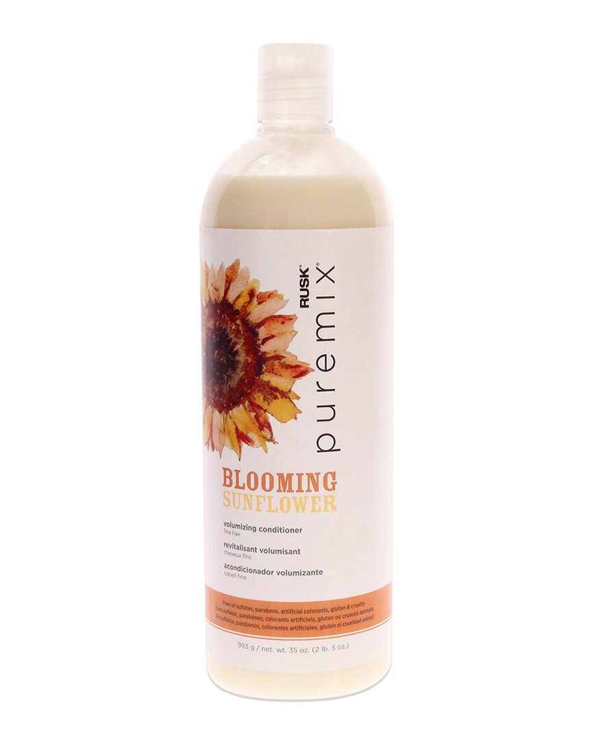Rusk Unisex 35oz Puremix Blooming Sunflower Volumizing Conditioner