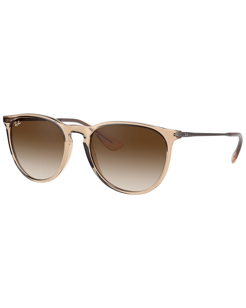 Ray Ban Erika Color Mix Sunglasses Brown Frame Brown Lenses 54-18 In Brown