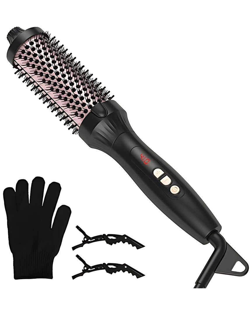 Vysn Unisex 4-in-1 Hot-air Brush: Curler Dryer Straightener
