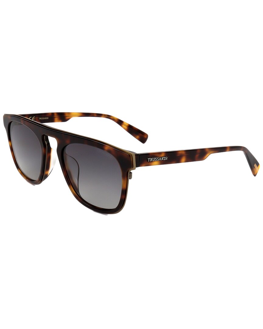 Trussardi Men's Str406f 9ajp 53mm Sunglasses