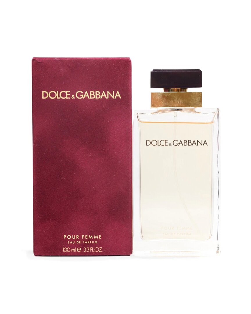 Dolce & Gabbana Women's 3.3oz Pour Femme Edt Spray