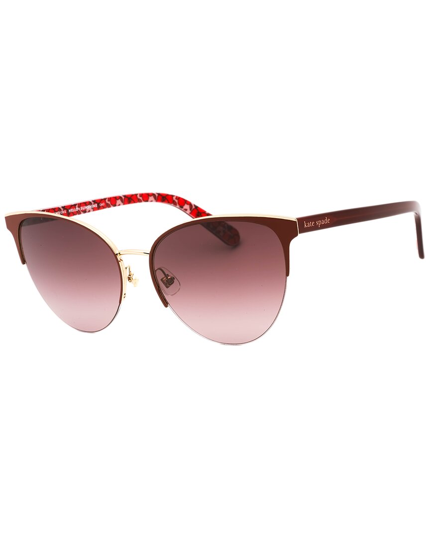 Kate Spade Red Metal Sunglasses