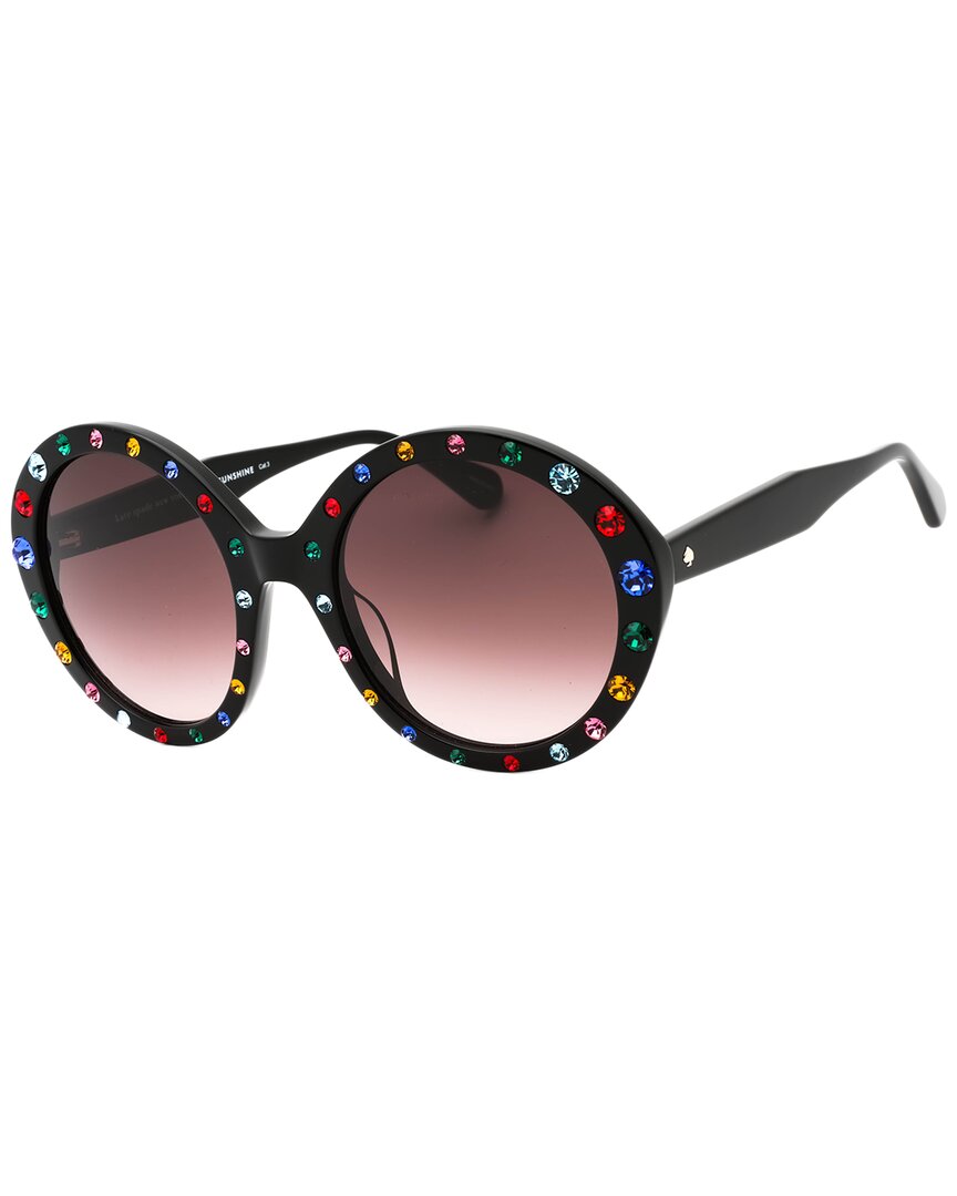 Kate Spade New York Women's Zya/g/s/strass 55mm Sunglasses