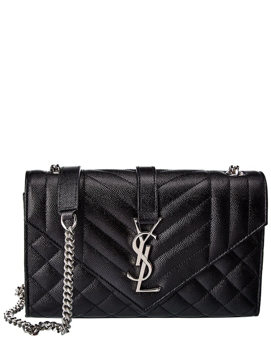 SAINT LAURENT SAINT LAURENT ENVELOPE SMALL LEATHER CROSSBODY