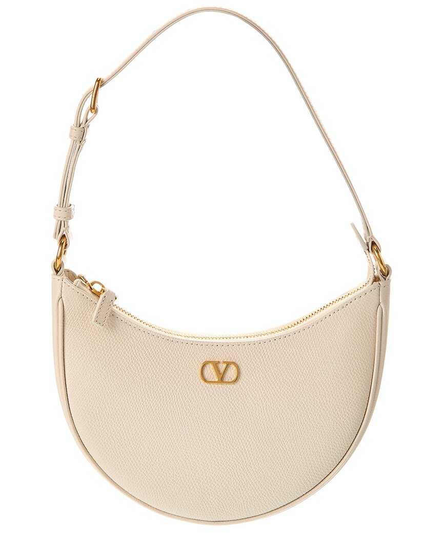 Valentino Vlogo Signature Mini Leather Hobo Bag Women's