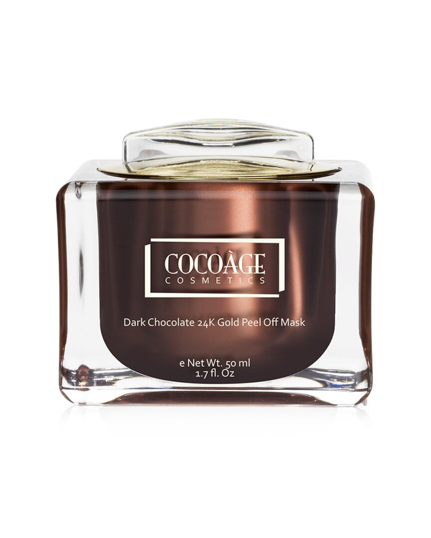 Cocoage Coco Age Cosmetics 1.7oz Dark Chocolate 24k Gold Peel Off Mask