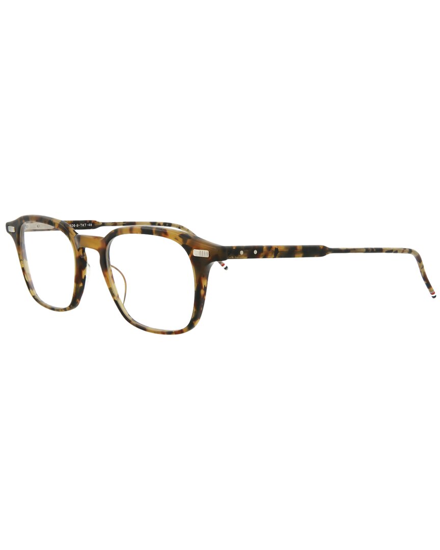 Thom Browne Unisex Tb406 48mm Optical Frames In Brown