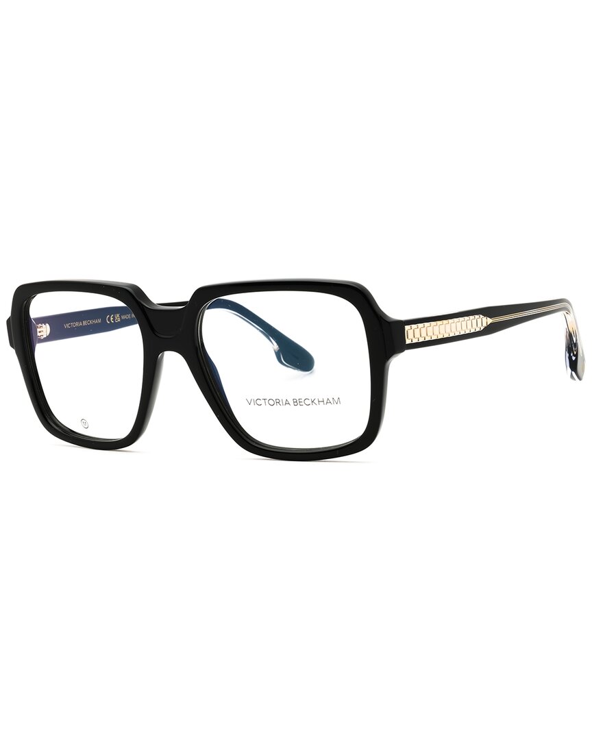 Victoria Beckham Rectangular Mini Eyeglasses In Black