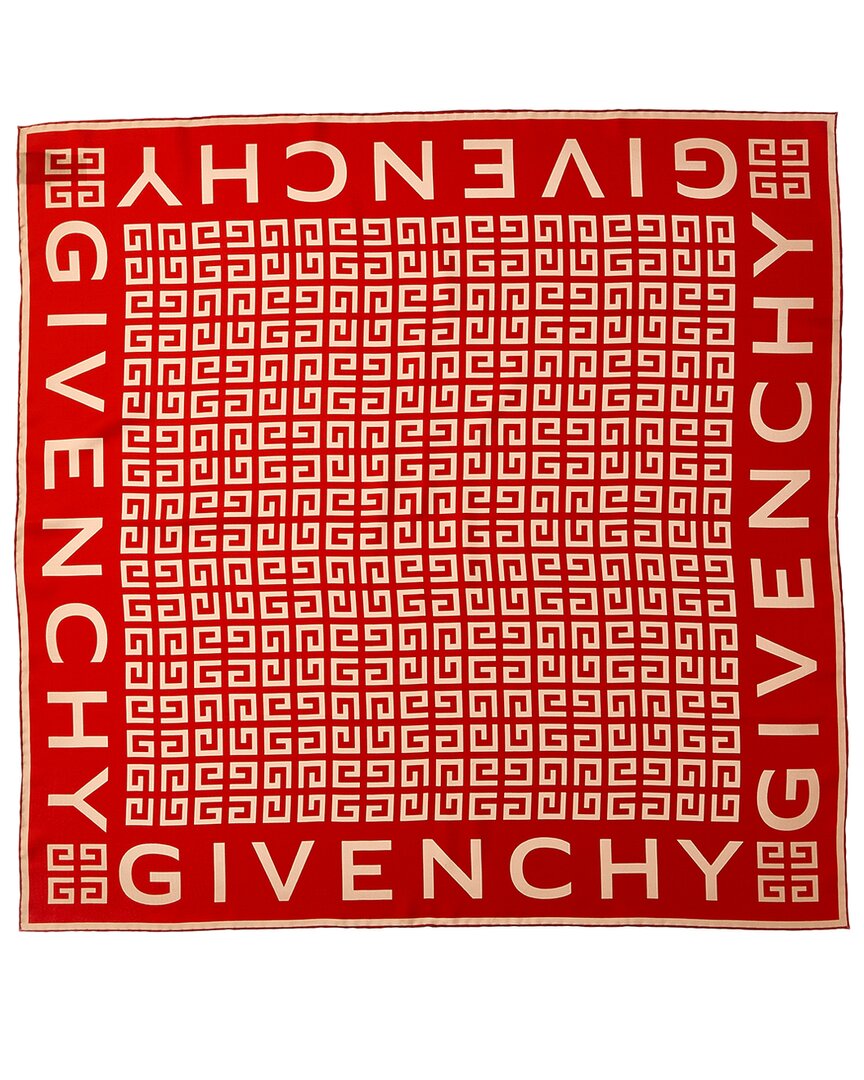Givenchy 4g-monogram Silk Scarf